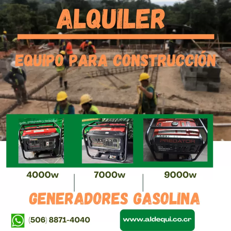 Alquiler y venta generadores